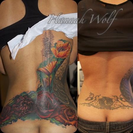 Tattoos - floral cover up - 116309